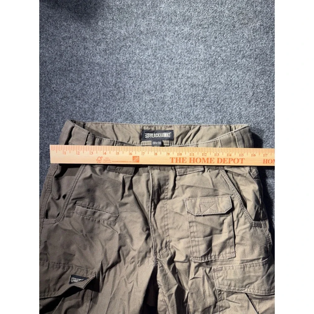 Blackhawk Pursuit Tactical Pants Mens 30x30 Khaki Brown Ripstop Cargo TP01